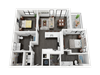 B3A Floor Plan B3A Floor Plan at Link Apartments® Mint Street, Charlotte, NC, 28203